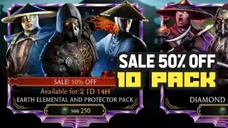 EARTH ELEMENTAL AND PROTECTOR PACK - SALE 50% OFF - OPEN 10 PACK MK MOBILE