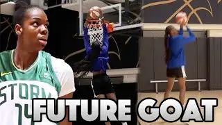 Dominique Malonga VIRAL Post Draft Workout Has Fans Wondering Why Paige Went #1...