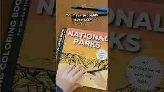 Unique Coloring Book : National Parks Ink Tracing Coloring Book #art #coloringbook #inktracing