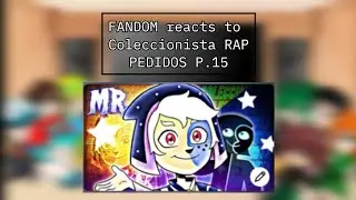 FANDOM reacts to Colecionista RAP @MilleniumRapsR3born (REQUESTS P. 15)