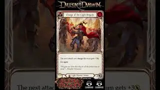 NEW BOLTYN CARD: Charge of the Light Brigade - Flesh and Blood Dusk Till Dawn - Light Warrior