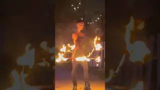 The walk #entrance #flowarts #firehoop #performer #entertainment