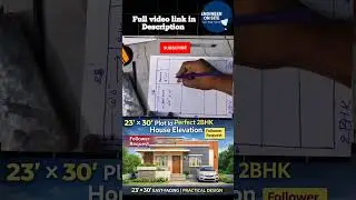 23&times;30 House Plan | Practical 2BHK with Room Sizes (Telugu)#heavycivil #home #jcb #heavycivil#hitachi