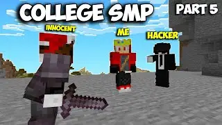I HELPED a INNOCENT PLAYER on The Most TOXIC Minecraft College SMP Server and Here is What happened