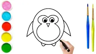 Easy Owl Drawing for Kids | Step by Step Simple Owl Sketch Tutorial | Drawing for Beginners 🦉