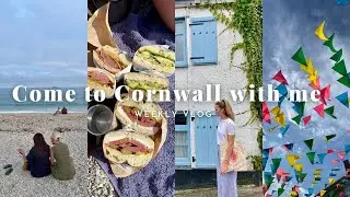 Come to Cornwall with me!! | Weekly vlog - amazing food, beach trips, yoga sessions and sunshine