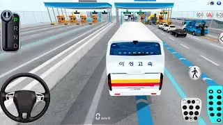 Drive New Bus gadi city Drive in Toll tax cross highway road - 3d Bus - android - android 2026 play.