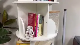 Rotating Bookshelf Tower, Spinning Bookshelf Tower for Classroom Playroom Study Bedroom Review