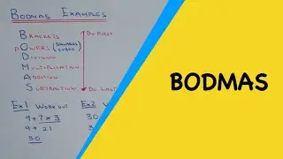 What is BODMAS. Brackets, Powers, Division, Multiplication, Addition and Subtraction.