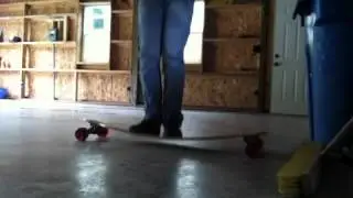 Drop thru longboard flex test