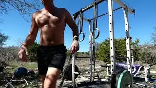 Outdoor Home Gym Day 63 Chest, Back Thickness, Abs