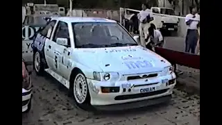 Rally Hebros 1993 - Parc Ferm&eacute; in Plovdiv at the end of Day 1