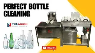 Milk Bottle Washing Machine | 2 Head Glass Bottle Washer