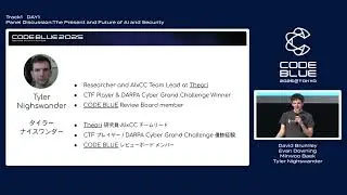 [CB25]Panel Discussion:The Present and Future of AI and Security