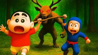 Pandamon Surviving 99 Days in the Forest Part 2 - 3D Animation In Hindi - Pandamon Toons