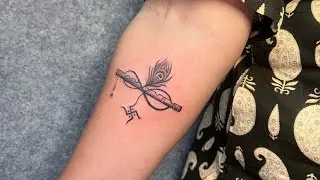 Krishna Tattoo | Flute and Feather Tattoo | Infinity Tattoo | Swastik Tattoo 
