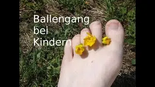 Kinder und der Ballengang