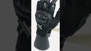 Luva Mattos Racing Rally Short Meio Dedo Preta
