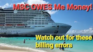 Watch This Video to Avoid MSC Billing Mistakes! Don't Pay MORE For Your Cruise!