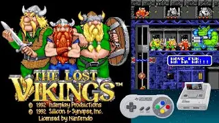Lost Vikings | Nintendo Let's Play | 100% Gameplay Walkthrough | no Commentary