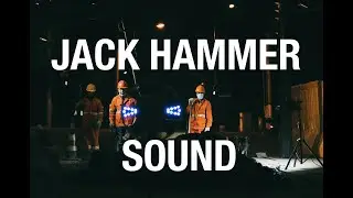 NON STOP (Low Speed) Jack Hammer Noise Sound | 1 Hour | ADHD Stress Relief | Black Screen