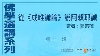 從《成唯識論》說阿賴耶識 (第 11 講)，講者：鄭紫薇 #佛學選講系列# (附CC字幕)