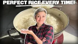 MASTERCLASS IN RICE | How to make PEREFCT RICE every single time! #masterclass #rice