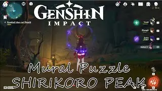 Puzzle Obor Mural di bawah Shirikoro Peak | Genshin Impact Indonesia