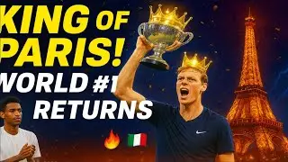 🔥Jannik Sinner CROWNED KING of Paris! 🇮🇹Wins Masters 1000 &RETURNS to World No.1 in Stunning Fashion