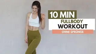 10 MIN FULL BODY workout for at home / no jumping / muscle definition without equipment | Tina Ha...