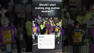 Should I start making Stop Motion reviews??? #transformers