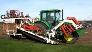 Trebro Harvistack Automatic Sod Harvester Cutting Sod