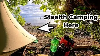 Stealth Camping On A Island In A Cacoon
