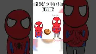 The Bagel Effect from the Spiderverse in a nutshell #shorts