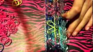 Rainbow loom half burst