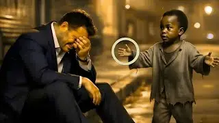 Can I hug you&hellip; said the homeless boy to the crying millionaire what happened next shocking