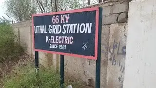 K Electric.  66 KV UTHAL GRID STATION.