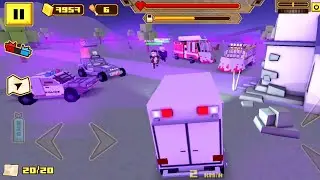 BLOCKAPOLYPSE Zombie Shooter: Foggy Night Full of Angry Zombies | Battlefield on Graves with Worm