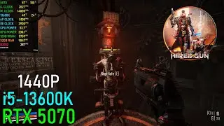 Necromunda Hired Gun: RTX 5070 | High, DLSS 4.5: K - 1440P