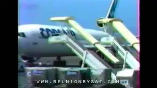 Arrivée du Concorde Air France à l'île de la Réunion (janvier 1996) et DC-10 Corsair en spotting