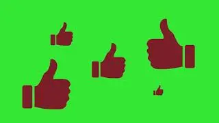 Футажи для видеомонтажа Лайк Green Screen Like