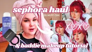 BADDIE MAKEOVER & SEPHORA HAUL NOVINEK | SugarDenny