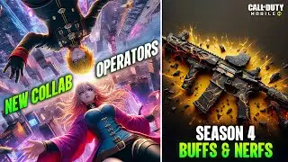 Seven Deadly Sins x CODM - Huge Nerfs & Buffs COD Mobile - Season 4 Leaks