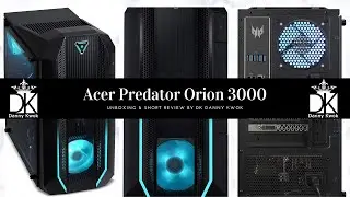 Распаковка игрового ПК Acer Predator Orion 3000 и краткий обзор