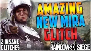 NEW AMAZING MIRA GLITCH + CRAZY GLITCH ON OREGON - BEST MIRA STRAT - SOLO - (Rainbow Six Siege)