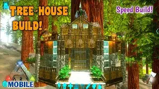 Ark Mobile Treehouse Build | Ark Mobile Tree Platform Building | Ark Mobile Treehouse