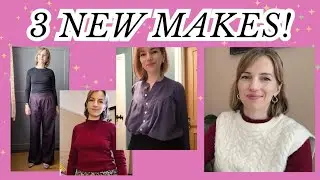 A busy sewing month!| EASY, smart and comfortable trousers | A swooshy blouse