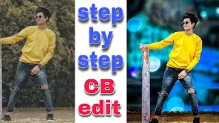 New CB Editing Tricks Step By Step|| Picsart CB Editing In Hindi|| Face Smooth||CB oil Paint(part 2)