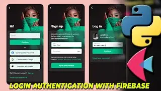 Python Flet App with firebase authentication | Part 2 | Mr Newton