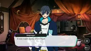 MC kisses Belphie(Obey Me! Special Devilgram Story